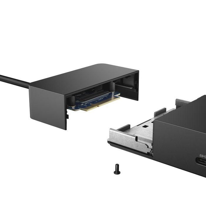 Dell USB C 3.1, 3 x USB A 3.1, 1 x USB C/ DisplayPort, Audio, 2 x DisplayPort 1.4, HDMI 2.0b, RJ-45, 130W 5 Dell USB C 3.1, 3 x USB A 3.1, 1 x USB C/ DisplayPort, Audio, 2 x DisplayPort 1.4, HDMI 2.0b, RJ-45, 130W 5