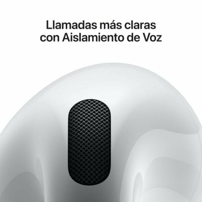 Apple AirPods 4 Auriculares Inalámbricos Blancos con Cancelación de Ruido Activa y Audio Espacial Personalizado 4