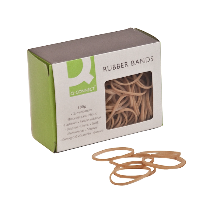 Q-connect Gomillas 100 gr 80 x 2 mm 1