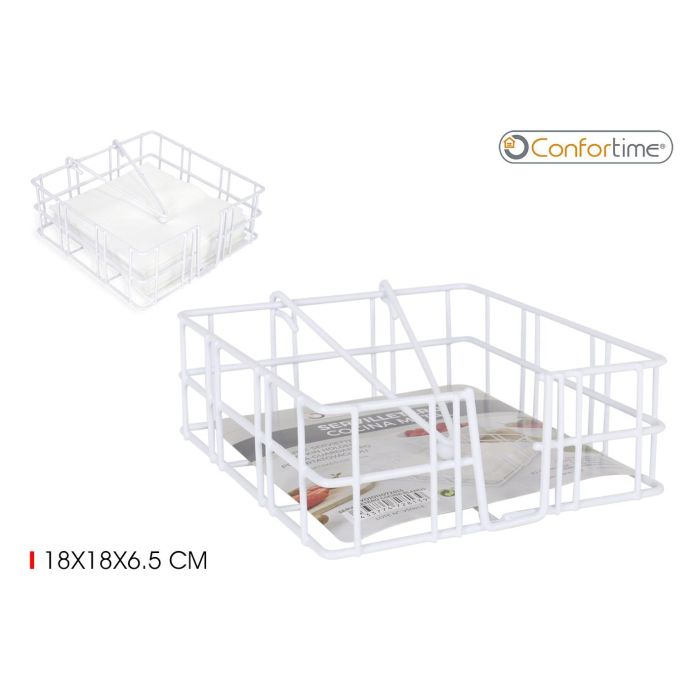 Servilletero Cocina Blanco Confortime WHITE (12 Unidades) Servilletero Cocina Blanco Confortime WHITE (12 Unidades)