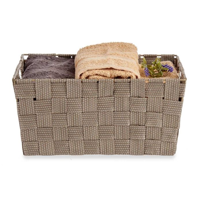 Cesta de Tela Kipit Natural 30x14x20 cm - Capacidad 5 L (18 Unidades) 4 Cesta de Tela Kipit Natural 30x14x20 cm - Capacidad 5 L (18 Unidades) 4