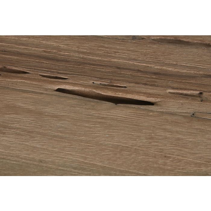 DKD Home Decor Mesa Comedor Item Home Redonda 160 x 160 x 78 cm Teca Reciclada Desmontable 6