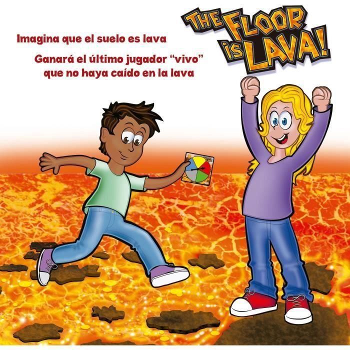 Juego floor is lava. el divertido y dinámico juego de saltar la lava. incluye 27 tarjetas de desafio. 4 Juego floor is lava. el divertido y dinámico juego de saltar la lava. incluye 27 tarjetas de desafio. 4