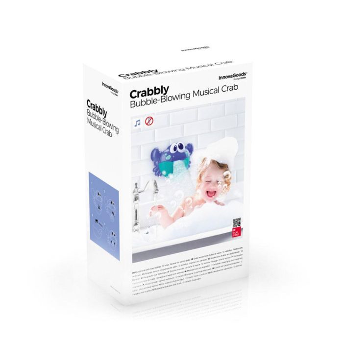 Innovagoods v0101212 Cangrejo Musical Crabbly Máquina de Burbujas Automática para Baño con 12 Canciones Infantiles 5 Innovagoods v0101212 Cangrejo Musical Crabbly Máquina de Burbujas Automática para Baño con 12 Canciones Infantiles 5