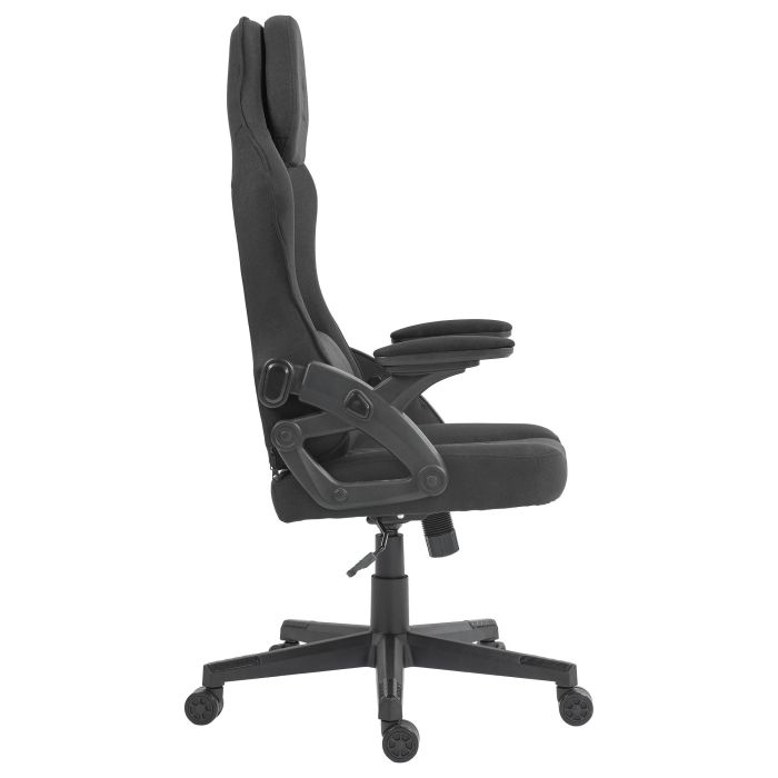 Deltaco DC130 Silla Gaming Soft Woven Mesh Negra - Silla ergonómica de malla transpirable para juegos