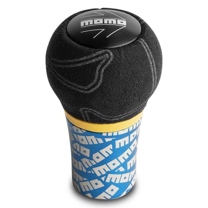 Momo MOMPOULTRABLU0 Pomo Palanca de Cambios Ultra Azul, Fabricado en Aluminio Mecanizado con Acabado de Microfibra de Primera Calidad Momo MOMPOULTRABLU0 Pomo Palanca de Cambios Ultra Azul, Fabricado en Aluminio Mecanizado con Acabado de Microfibra de Primera Calidad