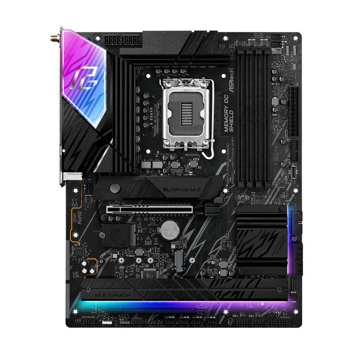 Placa ASRock B860M Lightning Wifi,Intel,1851,B860,4Ddr5,256Gb,1Hdmi+1Dp+1Thunderbolt,4Sata3+3M.2,2.5Gblan,Wifi6E+Bt5.3,8Usb3.2+1Usb Type-C,Atx 2