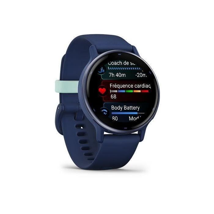 Reloj GPS conectado - GARMIN - Vivoactive 5 - WiFi - 30,4 mm (1.2) - Azul metalizado con correa Azul 1 Reloj GPS conectado - GARMIN - Vivoactive 5 - WiFi - 30,4 mm (1.2) - Azul metalizado con correa Azul 1