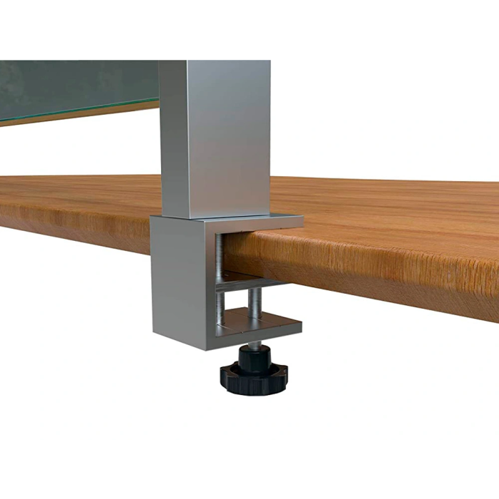 Nobo Abrazadera Premium Plus para Pantalla Separadora Sobremesa Pack 2 Unidades 1