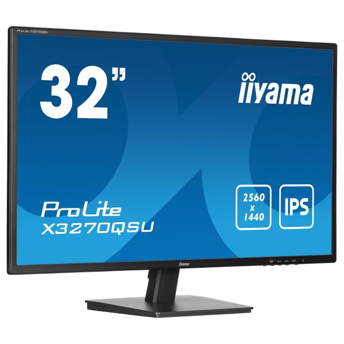 Iiyama X3270QSU-B1 Monitor 32" IPS QHD 2560x1440 100Hz 3ms 1xHDMI 1xDP USB Altavoces Negro Iiyama X3270QSU-B1 Monitor 32" IPS QHD 2560x1440 100Hz 3ms 1xHDMI 1xDP USB Altavoces Negro