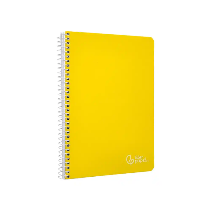 Liderpapel Cuaderno espiral Witty A5 tapa dura 80 hojas 90gr cuadro 4mm con margen color amarillo 4 Liderpapel Cuaderno espiral Witty A5 tapa dura 80 hojas 90gr cuadro 4mm con margen color amarillo 4