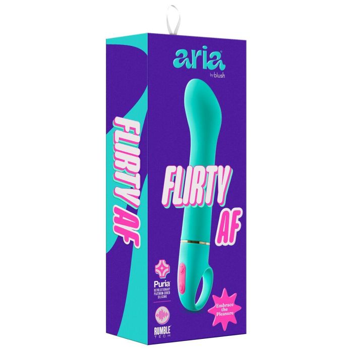 Vibrador Punto G Blush Aria Verde 1 Vibrador Punto G Blush Aria Verde 1