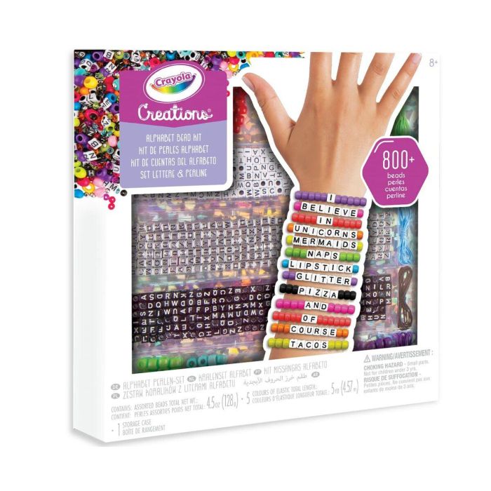 Crayola Set de perlas Creations para crear pulseras con 800 perlitas, accesorios y maletín, 8+ años 2 Crayola Set de perlas Creations para crear pulseras con 800 perlitas, accesorios y maletín, 8+ años 2