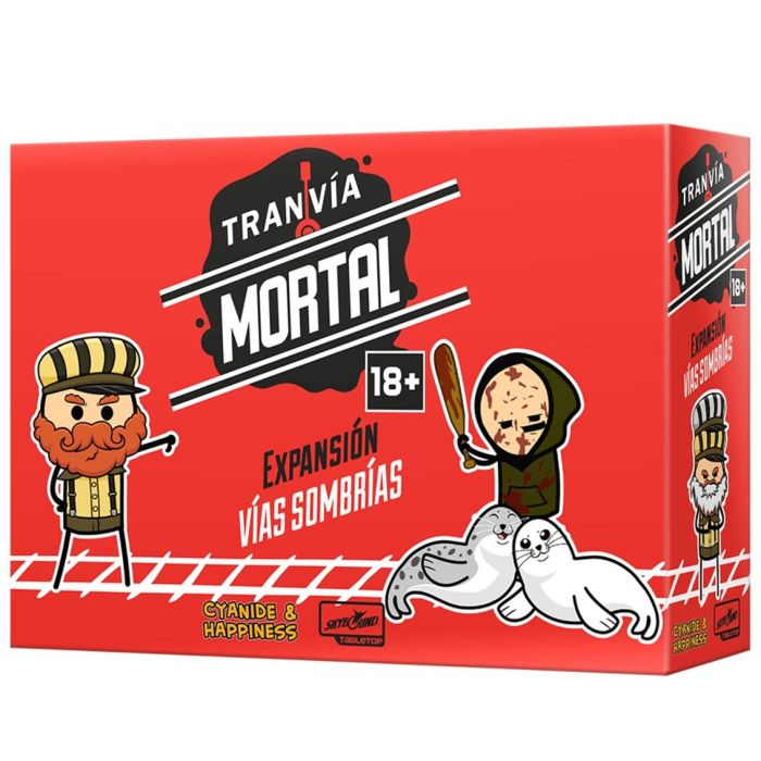 Lucky Duck Games LDGTBT02ES Tranvía Mortal: Expansión Vías Sombrías - Juego de Mesa para 3-13 Jugadores, +18 Años 0 Lucky Duck Games LDGTBT02ES Tranvía Mortal: Expansión Vías Sombrías - Juego de Mesa para 3-13 Jugadores, +18 Años 0