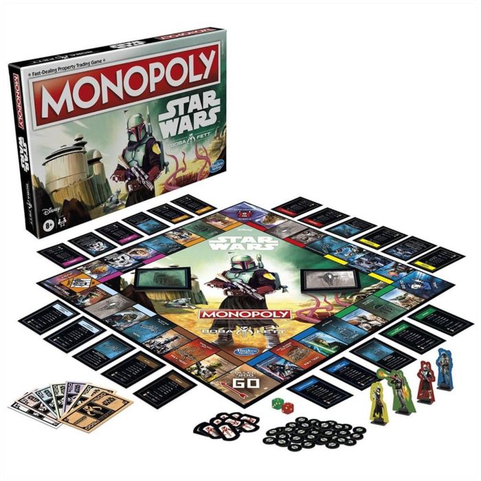 Hasbro Juego Monopoly Boba Fett Star Wars Español 1