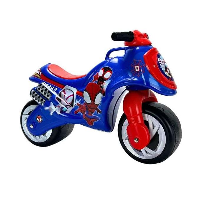 Injusa Correpasillos Moto Neox Spiderman para Niños +18 meses, Material Plástico, Color Azul, 69x27,5x49 cm 2 Injusa Correpasillos Moto Neox Spiderman para Niños +18 meses, Material Plástico, Color Azul, 69x27,5x49 cm 2