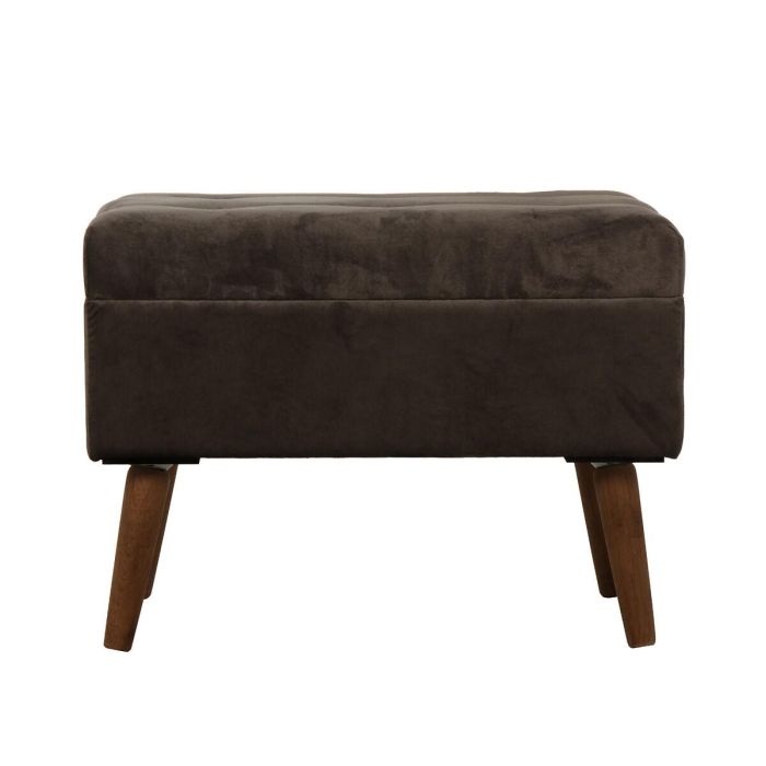 Banqueta Alexandra House Living Negro Madera 60 x 45 x 40 cm Arcón 5