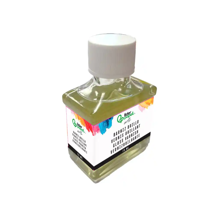 Liderpapel Barniz Acabado Brillante para Pintura Bote 75 ml 1