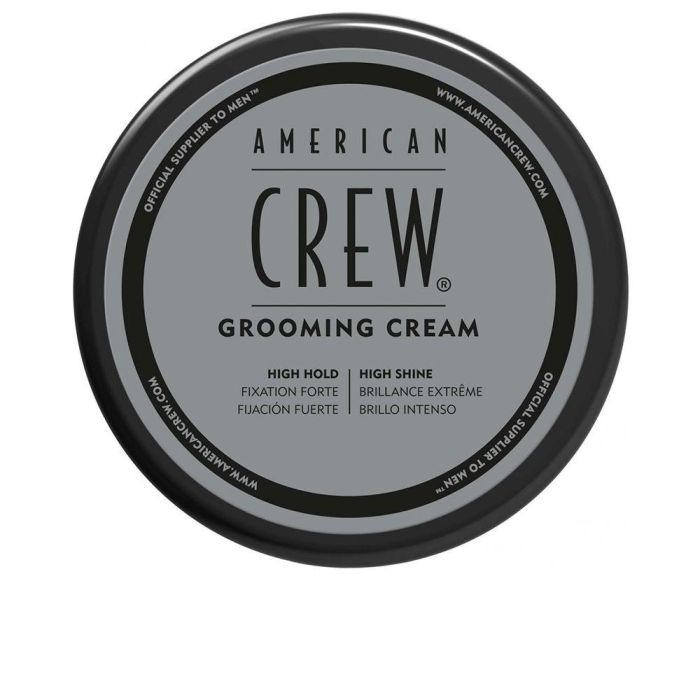 American Crew GROOMING CREAM Crema Fijadora para Hombre con Aloe Vera y Brillo Intenso, Cabello Saludable 85 gr American Crew GROOMING CREAM Crema Fijadora para Hombre con Aloe Vera y Brillo Intenso, Cabello Saludable 85 gr