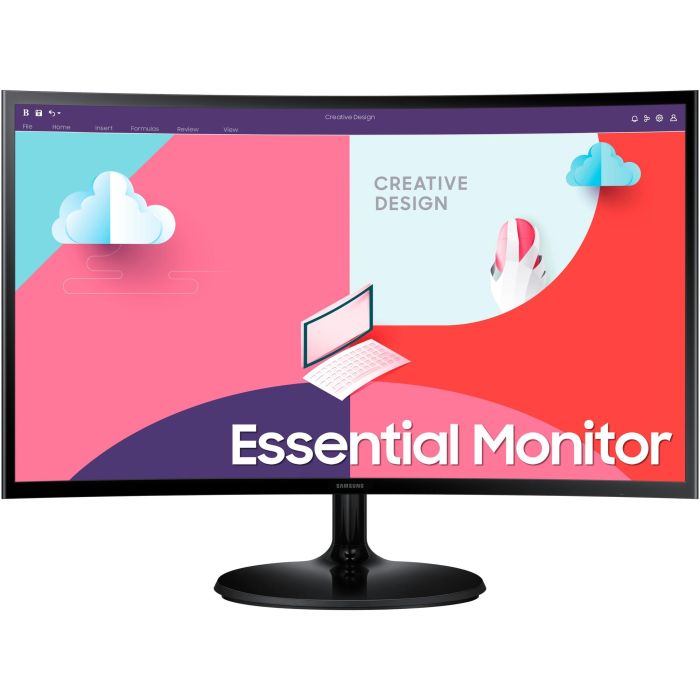 Samsung S24C364EAU Monitor Curvo Essential 24" Full HD 1920x1080 75Hz 4ms HDMI VA Negro 6