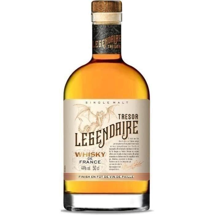 Legendary Single Malt - Whisky de Francia - Acabado en barril de vino de paja - 44% vol - 50cl