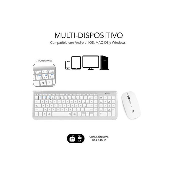 SUBBLIM Combo Dual Prestige Extendido Plata/Blanco 3 SUBBLIM Combo Dual Prestige Extendido Plata/Blanco 3