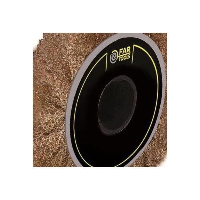 Fartools Cepillo de latón Ø 65 mm Espesor 10 mm x1 1