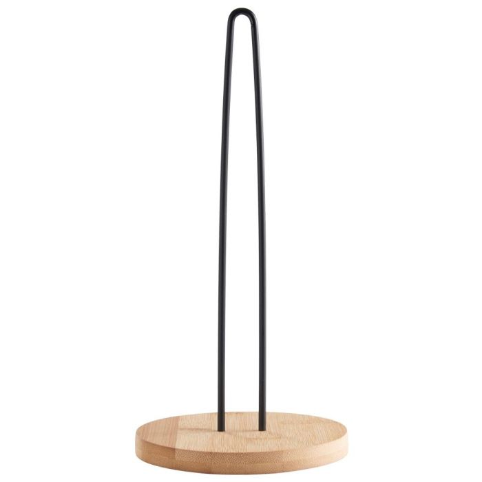 Day Portarrollos Diámetro 14 cm Altura 30 cm Base Bambú Barra Metal 2