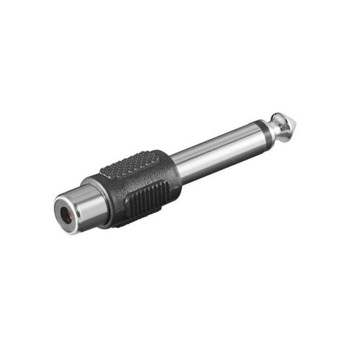 MicroConnect Adaptador de Audio AUDANG 6.3mm a RCA Macho-Hembra para Amplificadores, Mezcladores y Equipos de Audio, Calidad Premium