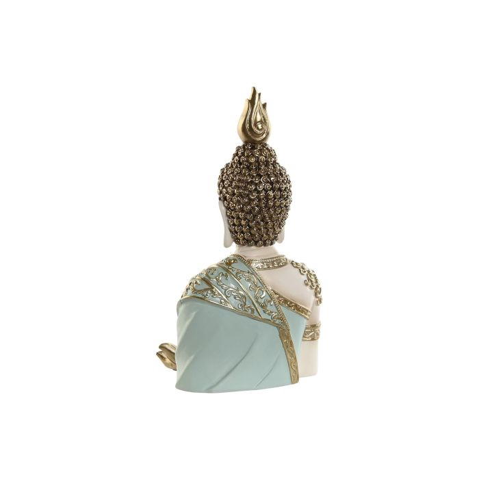 Figura Oriental DKD Home Decor Turquesa Dorado 12 x 22 x 12 cm 4 Figura Oriental DKD Home Decor Turquesa Dorado 12 x 22 x 12 cm 4
