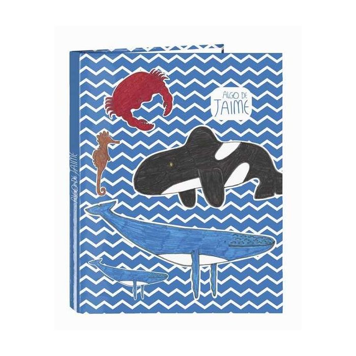 Safta Carpeta Folio Algo de Jaime 4 Anillas Mixtas 26.5x33x4cm para 3 Años 0 Safta Carpeta Folio Algo de Jaime 4 Anillas Mixtas 26.5x33x4cm para 3 Años 0