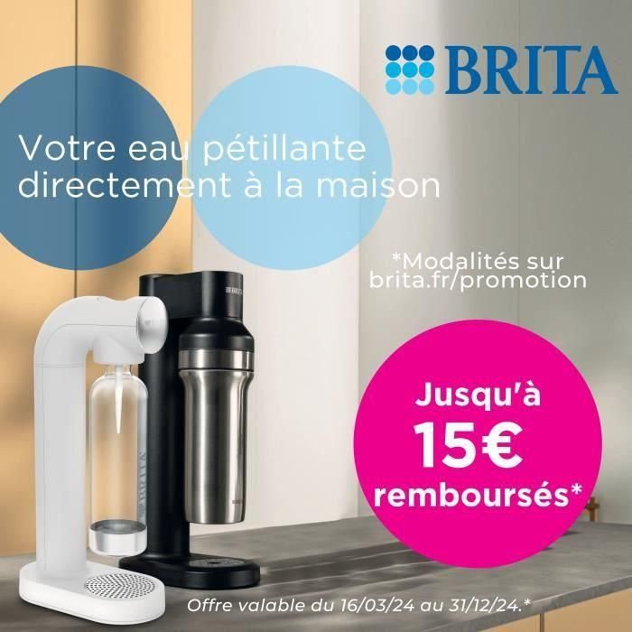 Máquina de agua con gas BRITA sodaTRIO - negra 1