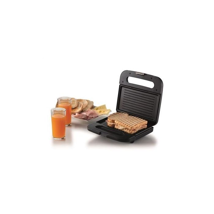 Ariete Sandwichera Breakfast Grafito con Placas Antiadherentes para Sándwiches, Hotdogs y Hamburguesas 4 Ariete Sandwichera Breakfast Grafito con Placas Antiadherentes para Sándwiches, Hotdogs y Hamburguesas 4
