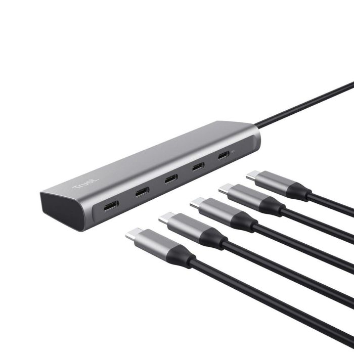 Hub USB Trust 25136 Plateado (1 unidad) 1
