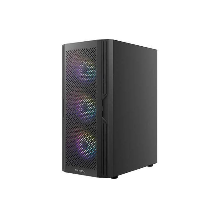 Antec AX20 Midi Tower Negro - Caja de PC Negra con Ventiladores Frontales de 120 mm 4
