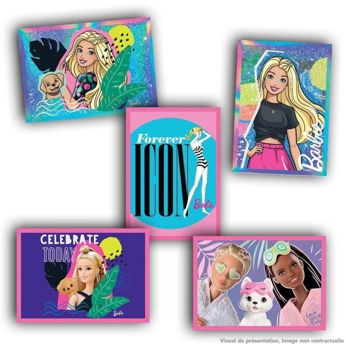 Panini PAN8051708017946 Caja Barbie 65 Aniversario 36 bolsillos 180 pegatinas 2 Panini PAN8051708017946 Caja Barbie 65 Aniversario 36 bolsillos 180 pegatinas 2