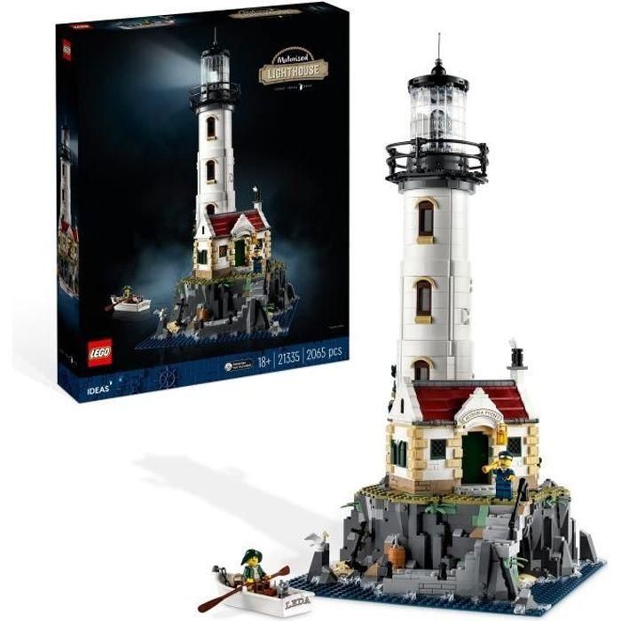 LEGO 21335 Ideas El faro motorizado, modelo para construir, idea de regalo, decoración del hogar, con minifigurinas marinas, actividad manual LEGO 21335 Ideas El faro motorizado, modelo para construir, idea de regalo, decoración del hogar, con minifigurinas marinas, actividad manual