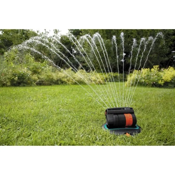 Gardena Kit Aspersor Oscilante Emergente OS 140 para Riego de Áreas Cuadradas/Rectangulares (2-140 m²) 5