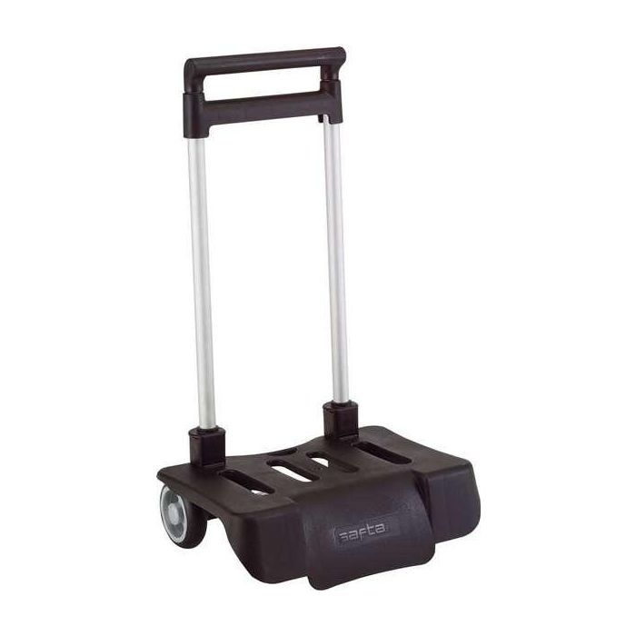 Carro Portamochilas Plegable Negro 300x850x230 mm Carro Portamochilas Plegable Negro 300x850x230 mm