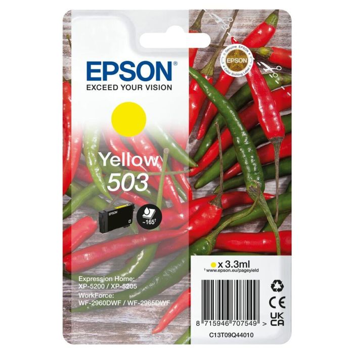 Cartucho de Tinta Original Epson C13T09Q44020 Amarillo Negro 2