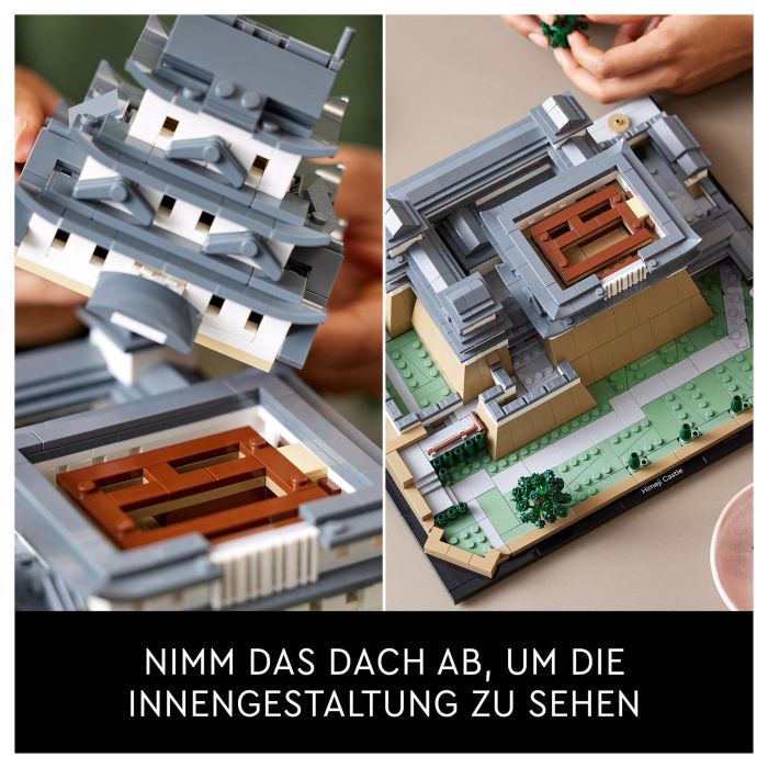 Lego Architecture 21060 Kit de Construcción del Modelo del Castillo Himeji para Adultos Fanáticos de la Cultura Japonesa