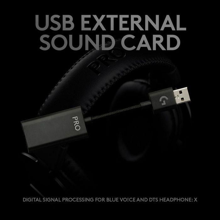 Logitech Pro Gaming X Auriculares con BLUE VO!CE y DTS Headphone:X 2.0 para sonido envolvente de 7.1 canales 14