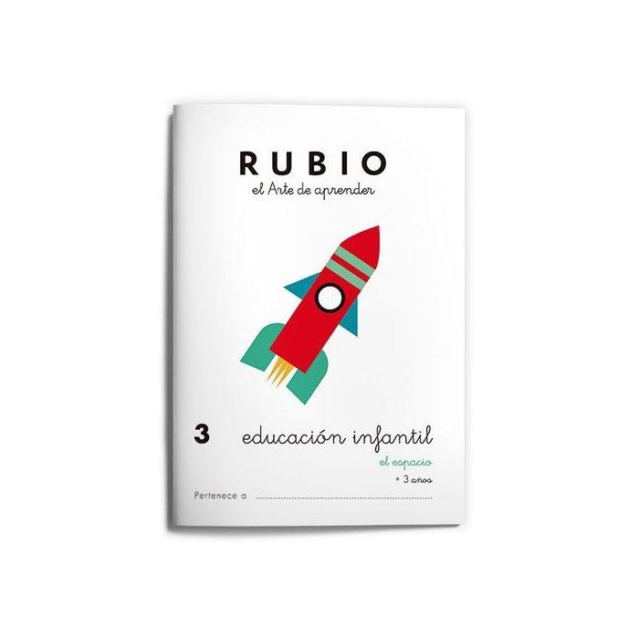 Cuaderno Rubio A5 Educacion Infantil Nº 3 - El Espacio (+3 Años) (Set de 10)