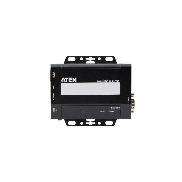 ATEN Servidor de Dispositivo Seguro 1 Puerto RS-232 a Ethernet, SN3001-AX-G - Para SCADA, Acceso Remoto y Control Industrial