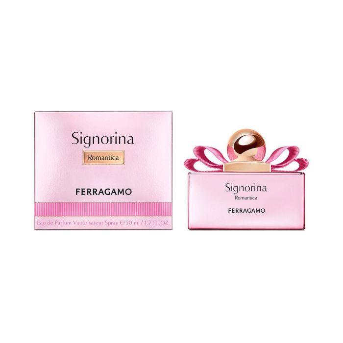 Salvatore Ferragamo Signorina Romantica Eau de Parfum Vapo Spray 50 ml - Perfume Floral Oriental Dulce con Notas de Grosella Negra, Limón, Vainilla y Sándalo