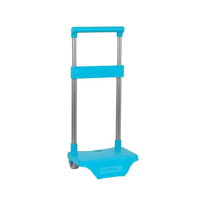 Carro Escolar Safta Portamochila Pequeño Turquesa 2 Carro Escolar Safta Portamochila Pequeño Turquesa 2
