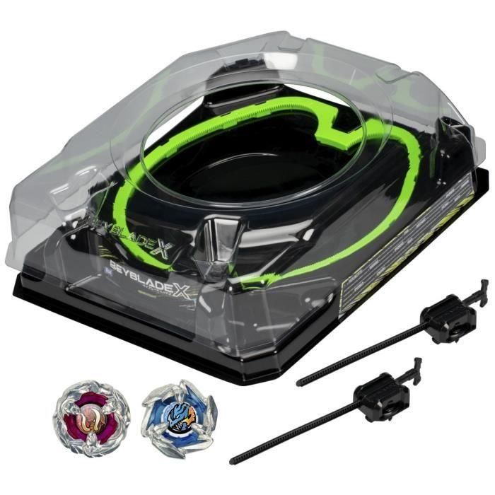 Hasbro HAS5010996256959 Beyblade X Xtreme Battle Set, con 2 tapas exclusivas Dragon Dagger 4-60 R y Tusk Mammoth 3-60T 1 Hasbro HAS5010996256959 Beyblade X Xtreme Battle Set, con 2 tapas exclusivas Dragon Dagger 4-60 R y Tusk Mammoth 3-60T 1