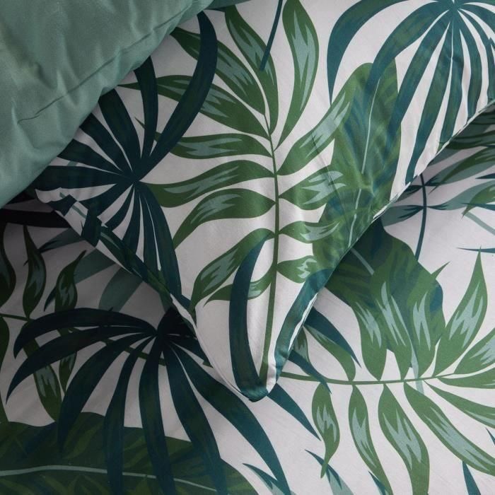 Juego de cama - TODAY Crazy - Estampado jungla - 2 personas - 220 x 240 cm - Verde 3 Juego de cama - TODAY Crazy - Estampado jungla - 2 personas - 220 x 240 cm - Verde 3
