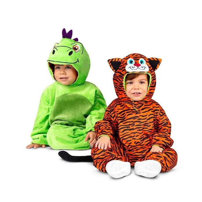 Disfraz dragon-tigre reversible talla 6-12 meses