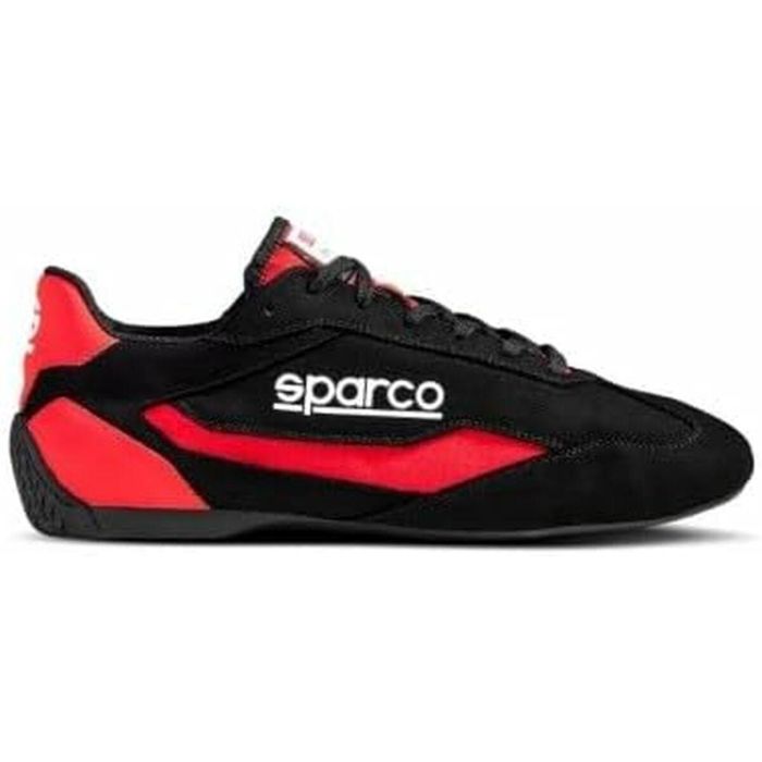 Sparco S0012A744NRRS Zapatillas S-Drive Corte Bajo para Deportes de Motor / Carreras Negro-Rojo Talla 44 con Plantilla Amortiguadora 2
